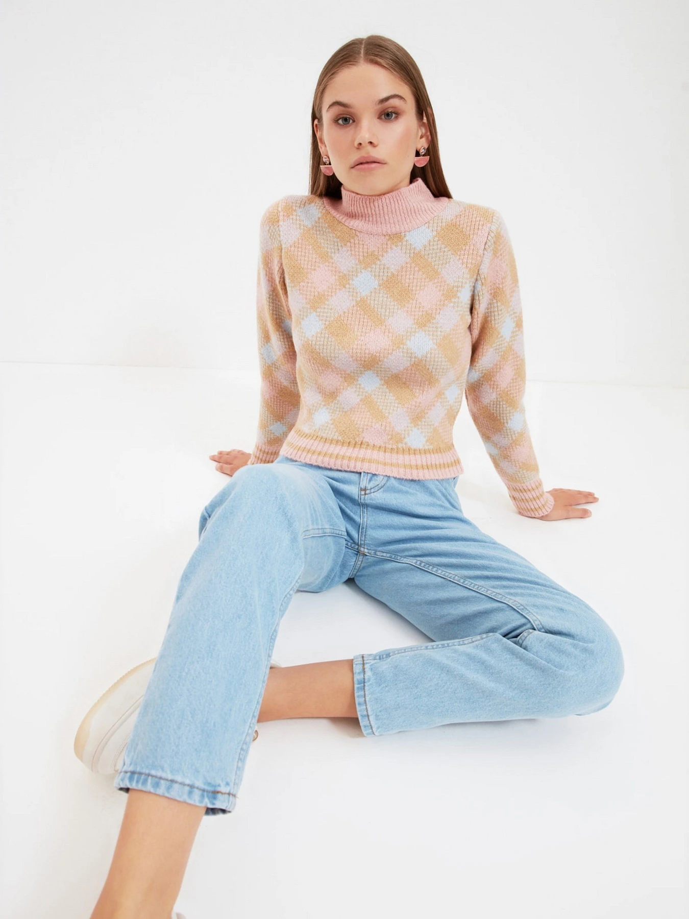 Свитры и кардиганы Trendyol модель TWOAW22KZ0176/Sari Свитры и кардиганы Trendyol модель TWOAW22KZ0176/Sari Фото