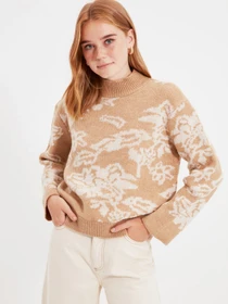 Свитры и кардиганы Trendyol модель TWOAW22KZ0227/Ekru Фото