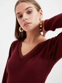 Свитры и кардиганы Trendyol модель TWOAW22KZ0237/Bordo Фото