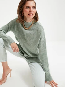 Свитры и кардиганы Trendyol модель TWOAW22KZ0271/Mint Фото