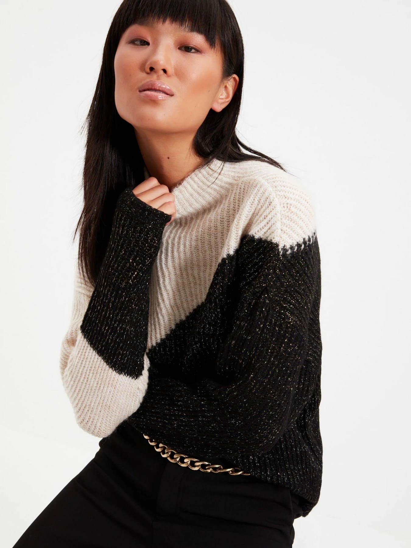 Свитры и кардиганы Trendyol модель TWOAW22KZ0238/Ekru Свитры и кардиганы Trendyol модель TWOAW22KZ0238/Ekru Фото