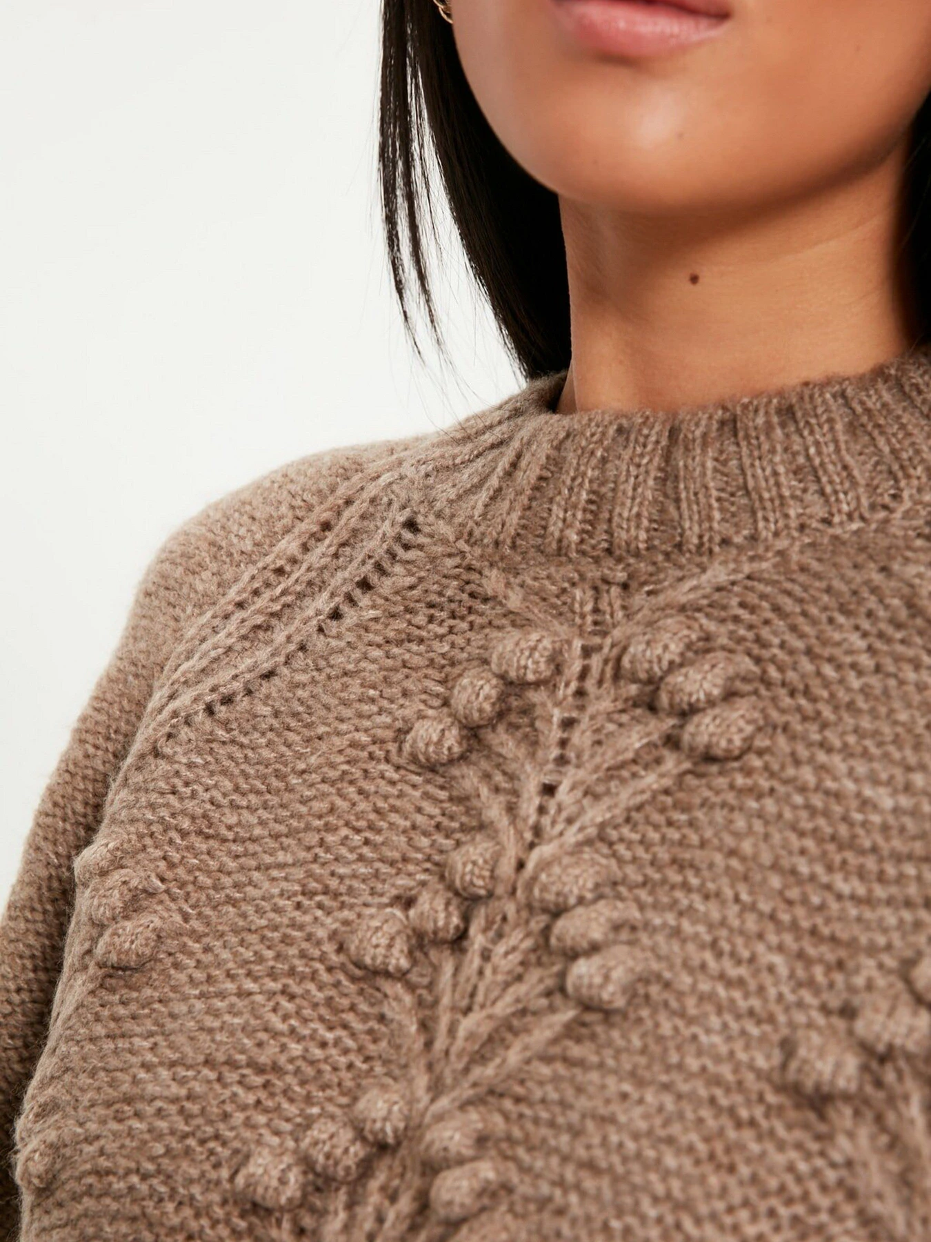 Свитры и кардиганы Trendyol модель TWOAW22KZ0275/Vizon Свитры и кардиганы Trendyol модель TWOAW22KZ0275/Vizon Фото