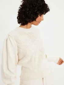 Свитры и кардиганы Trendyol модель TWOAW22KZ0276/Ekru Фото