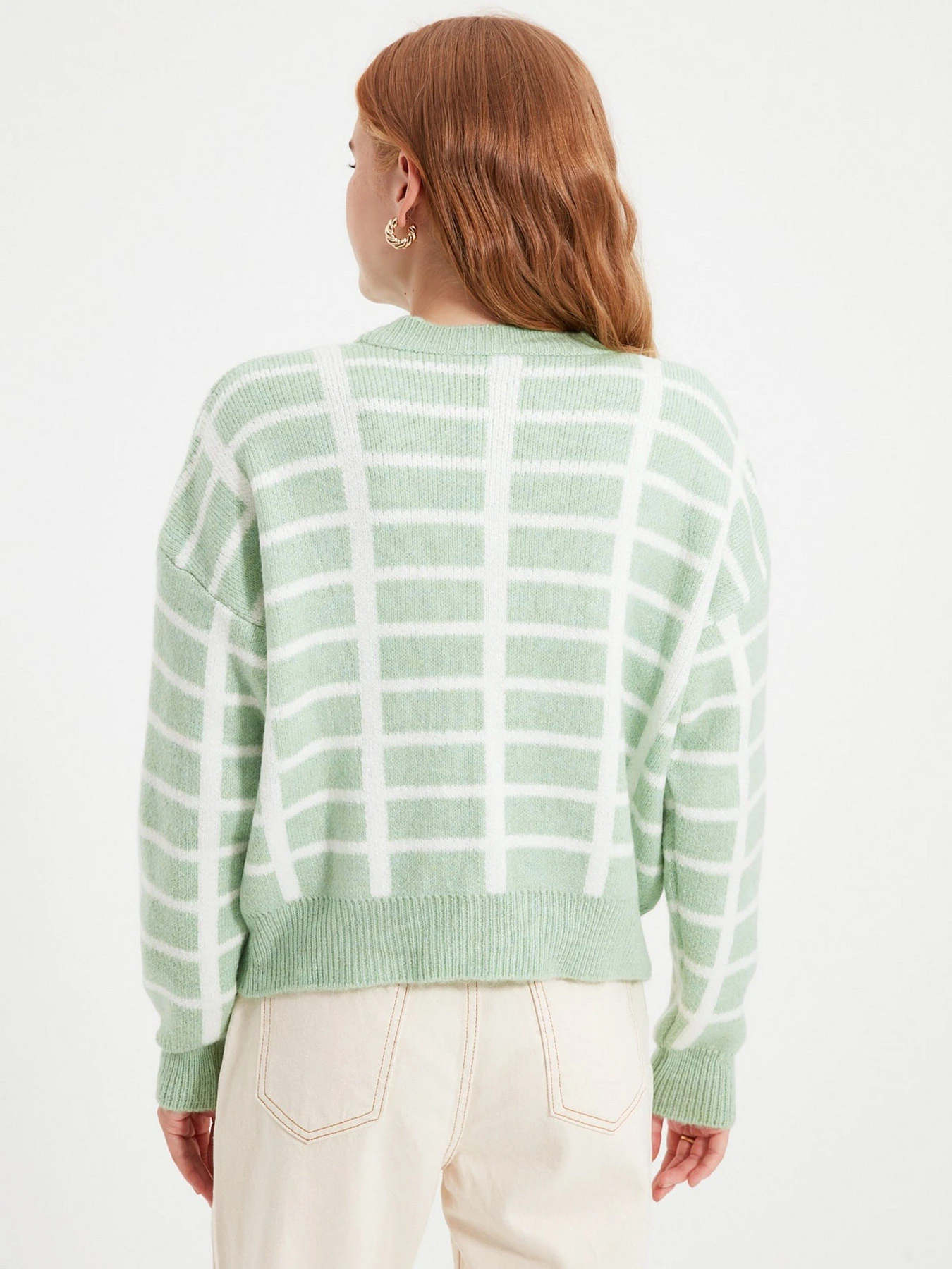Свитры и кардиганы Trendyol модель TWOAW22KZ0554/Mint Фото