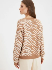 Свитры и кардиганы Trendyol модель TWOAW22KZ0499/Camel Фото