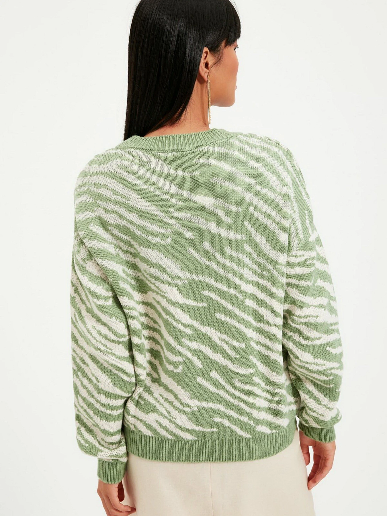 Свитры и кардиганы Trendyol модель TWOAW22KZ0499/Mint Фото