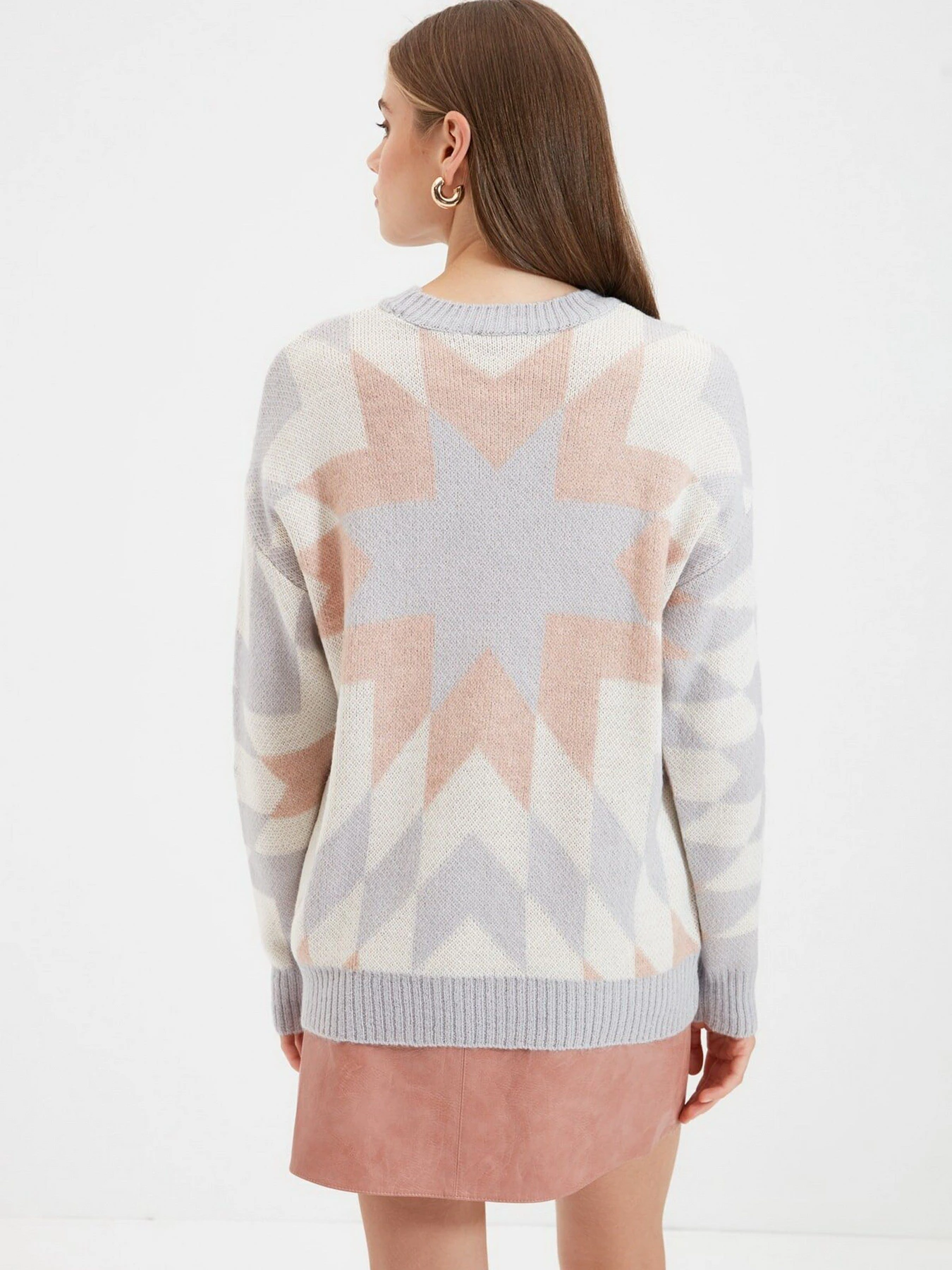 Свитры и кардиганы Trendyol модель TWOAW22KZ0681/Gri Свитры и кардиганы Trendyol модель TWOAW22KZ0681/Gri Фото