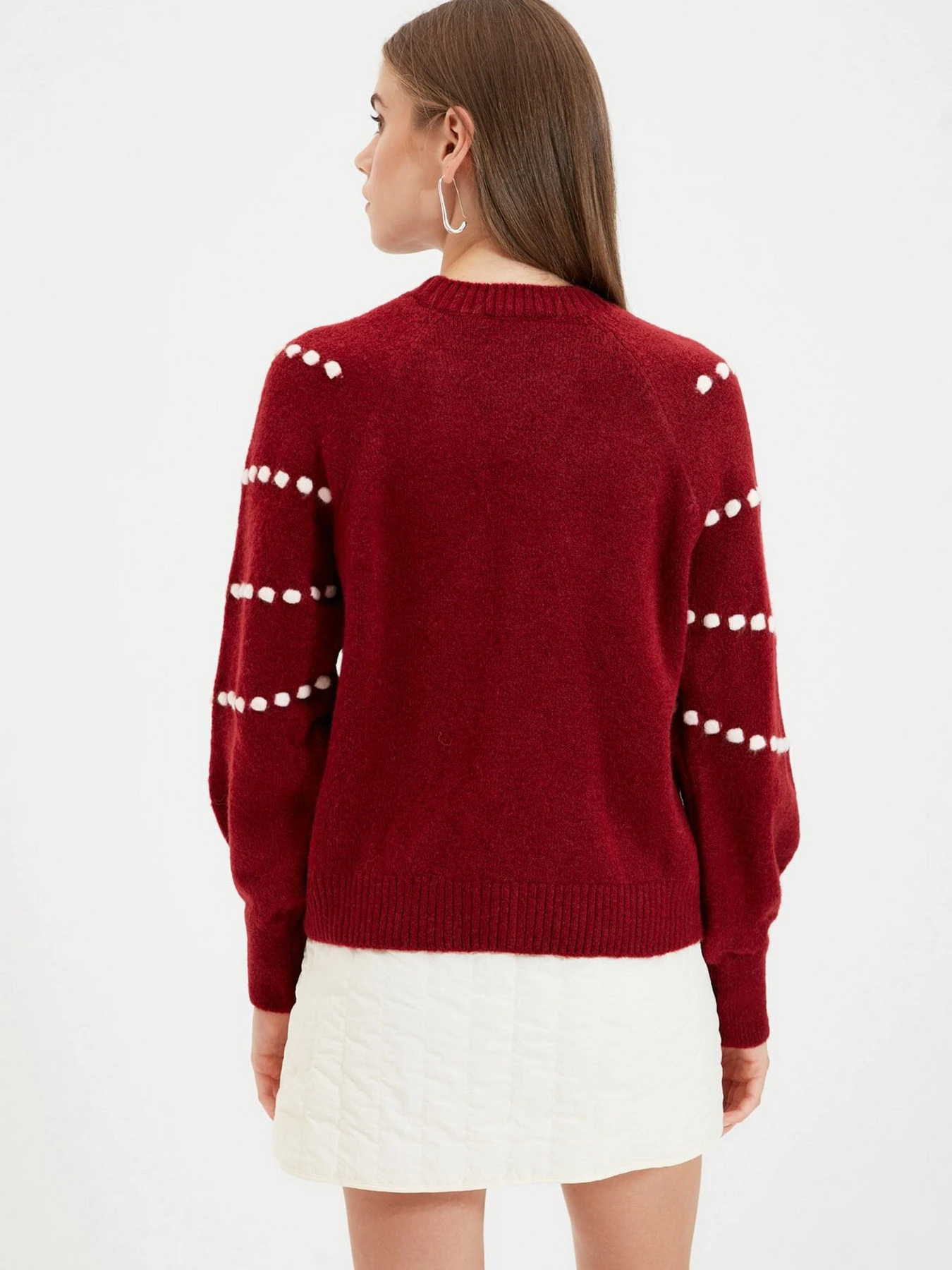 Свитры и кардиганы Trendyol модель TWOAW22KZ0707/Bordo Свитры и кардиганы Trendyol модель TWOAW22KZ0707/Bordo Фото