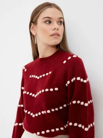 Свитры и кардиганы Trendyol модель TWOAW22KZ0707/Bordo Фото