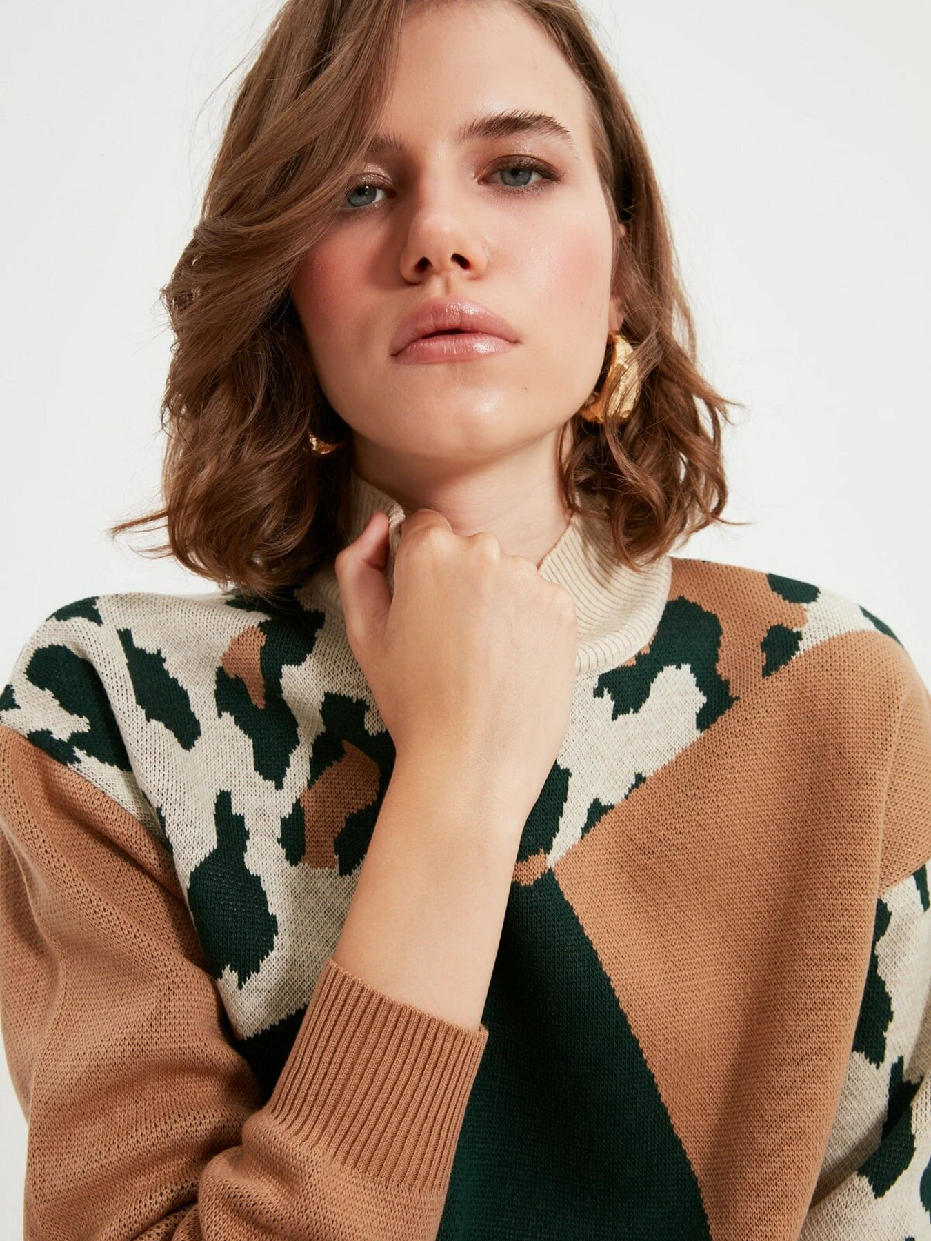 Свитры и кардиганы Trendyol модель TWOAW22KZ1107/Yesil Свитры и кардиганы Trendyol модель TWOAW22KZ1107/Yesil Фото