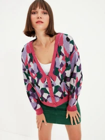 Свитры и кардиганы Trendyol модель TWOAW22KZ1163/Pembe Фото