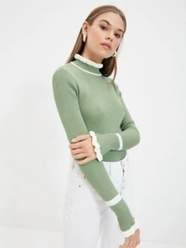 Свитры и кардиганы Trendyol модель TWOAW22KZ1250/Mint Фото