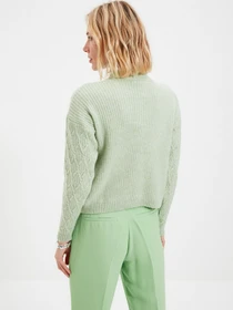 Свитры и кардиганы Trendyol модель TWOAW22KZ1554/Mint Фото