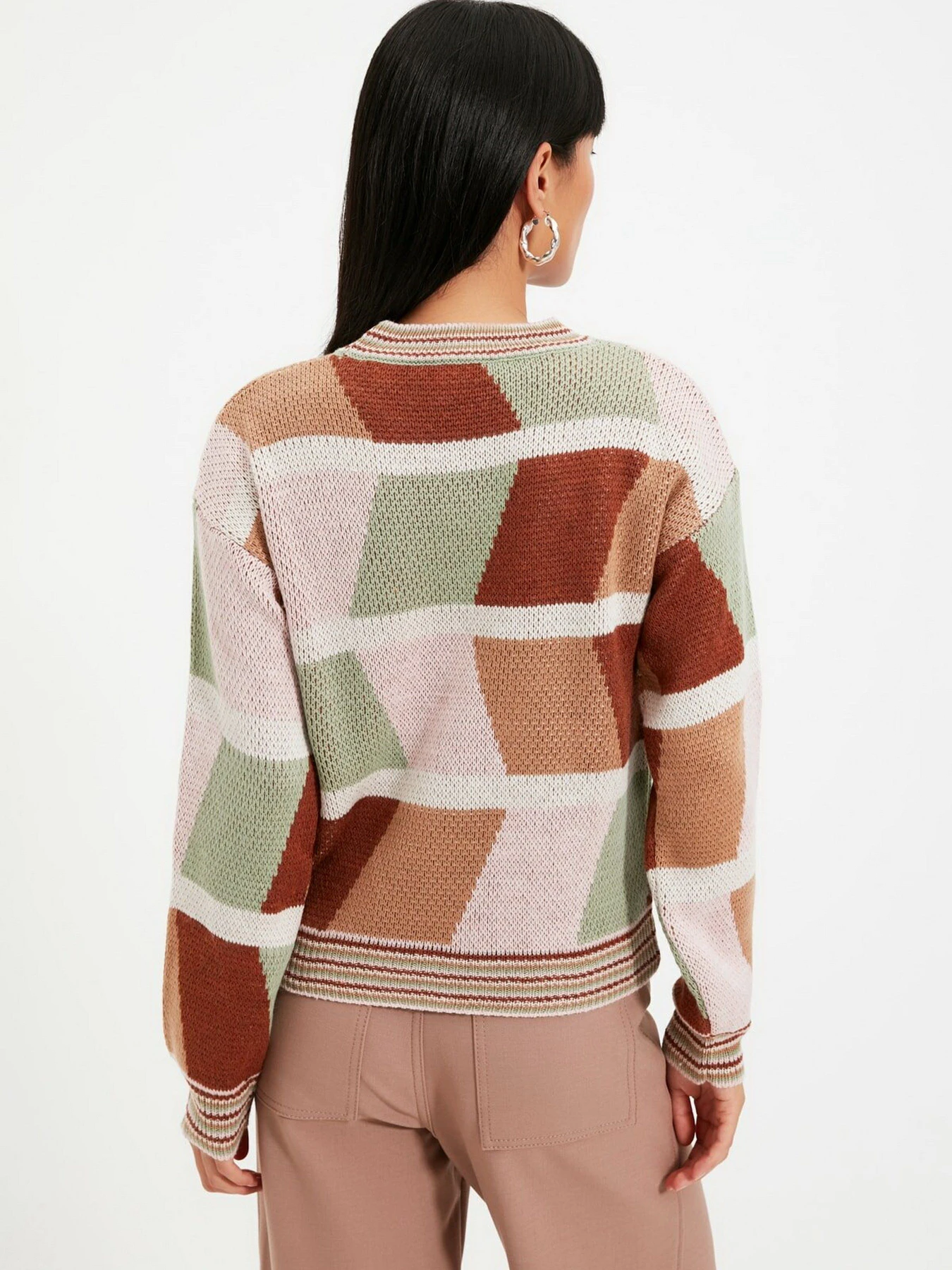 Свитры и кардиганы Trendyol модель TWOAW22KZ1664/Camel Свитры и кардиганы Trendyol модель TWOAW22KZ1664/Camel Фото