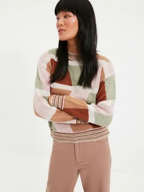 Свитры и кардиганы Trendyol модель TWOAW22KZ1664/Camel Фото