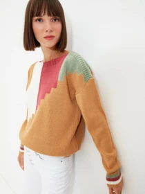 Свитры и кардиганы Trendyol модель TWOAW22KZ1733/Bej Фото