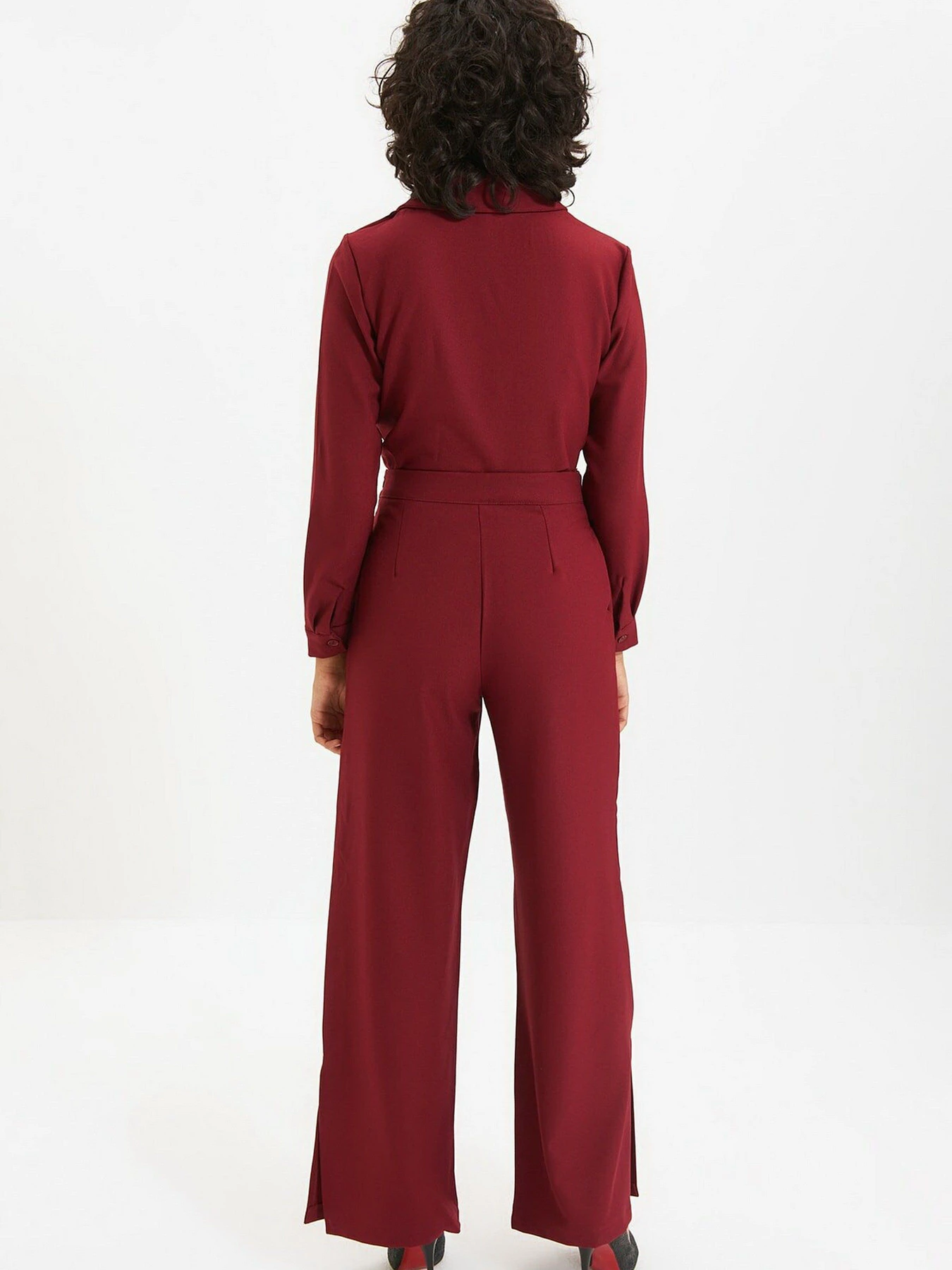 Штани Trendyol модель TWOAW22PL0038/Bordo Штани Trendyol модель TWOAW22PL0038/Bordo Фото