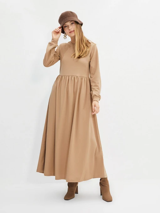 Платья Trendyol модель TCTAW22EB0023/Bej Фото