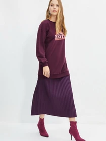 Худи и свитшоты Trendyol модель TCTAW22TW0057/Mor Фото