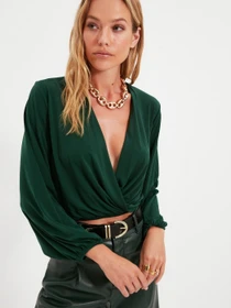 Рубашки Trendyol модель TWOAW20BZ0810/Zumrut Yesili Фото
