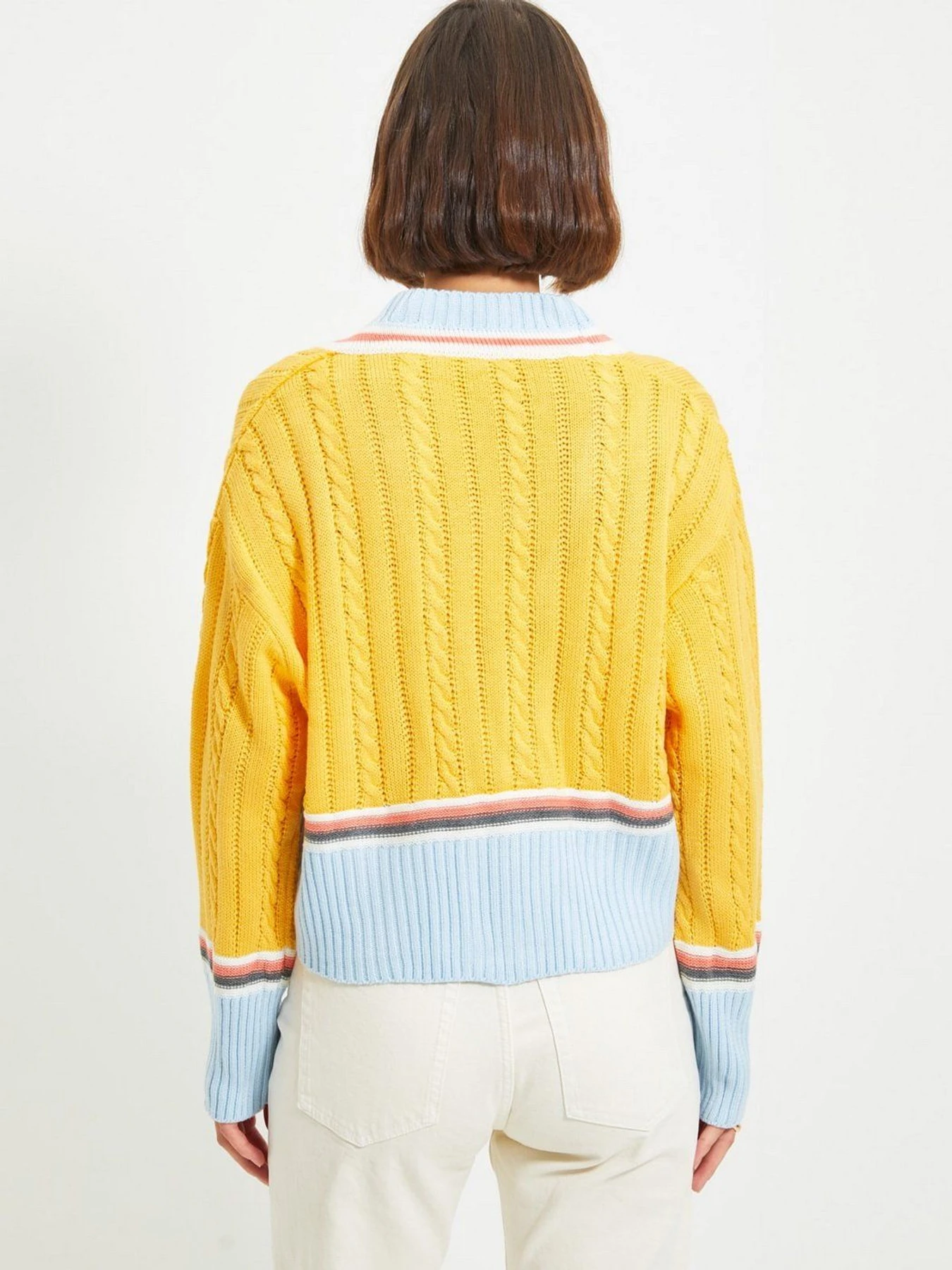 Свитры и кардиганы Trendyol модель TWOAW20FV0017/Sari Свитры и кардиганы Trendyol модель TWOAW20FV0017/Sari Фото