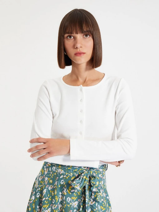 Свитры и кардиганы Trendyol модель TWOAW21BZ0115/Ekru Фото