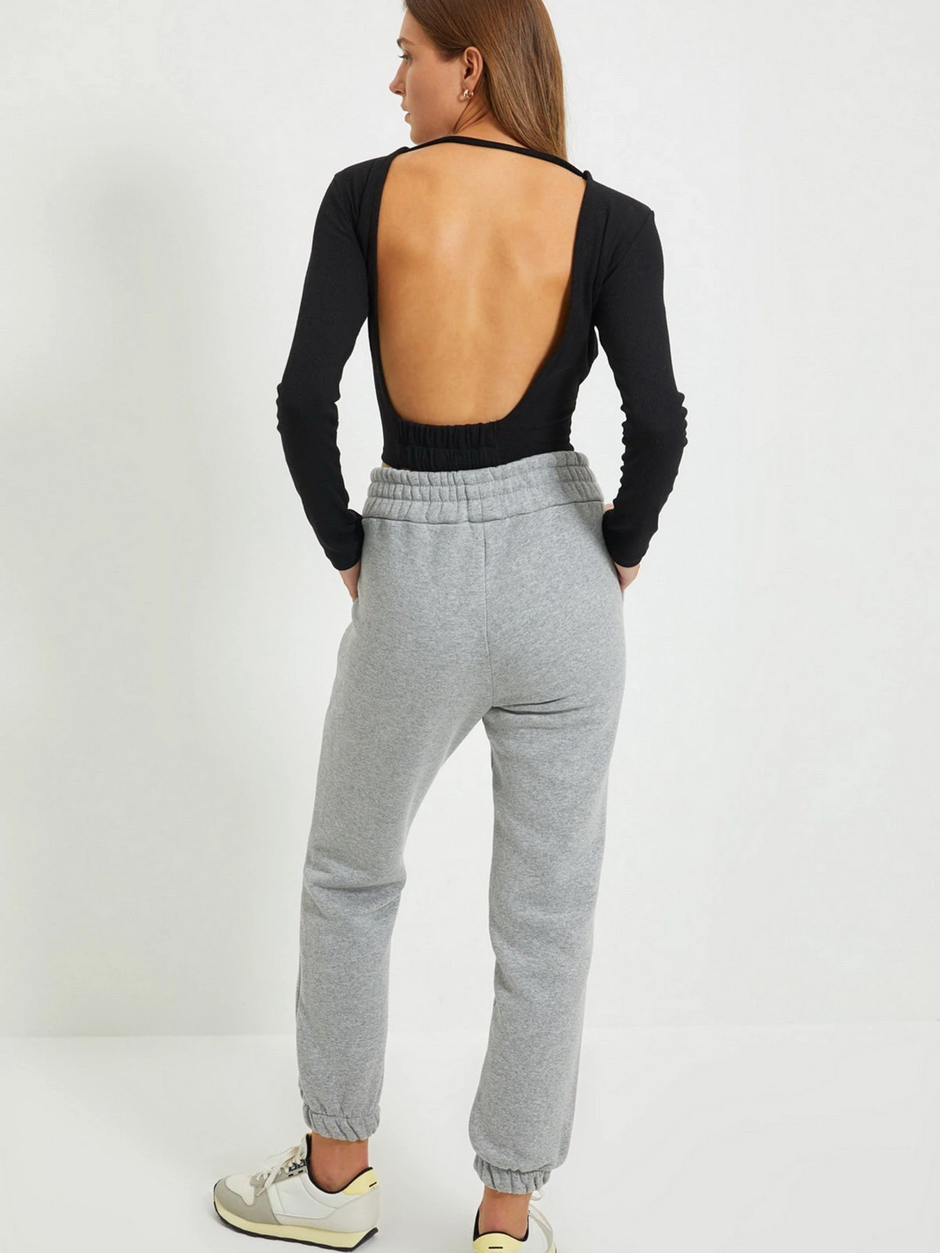 Брюки Trendyol модель TWOAW21EA0010/Gri Фото