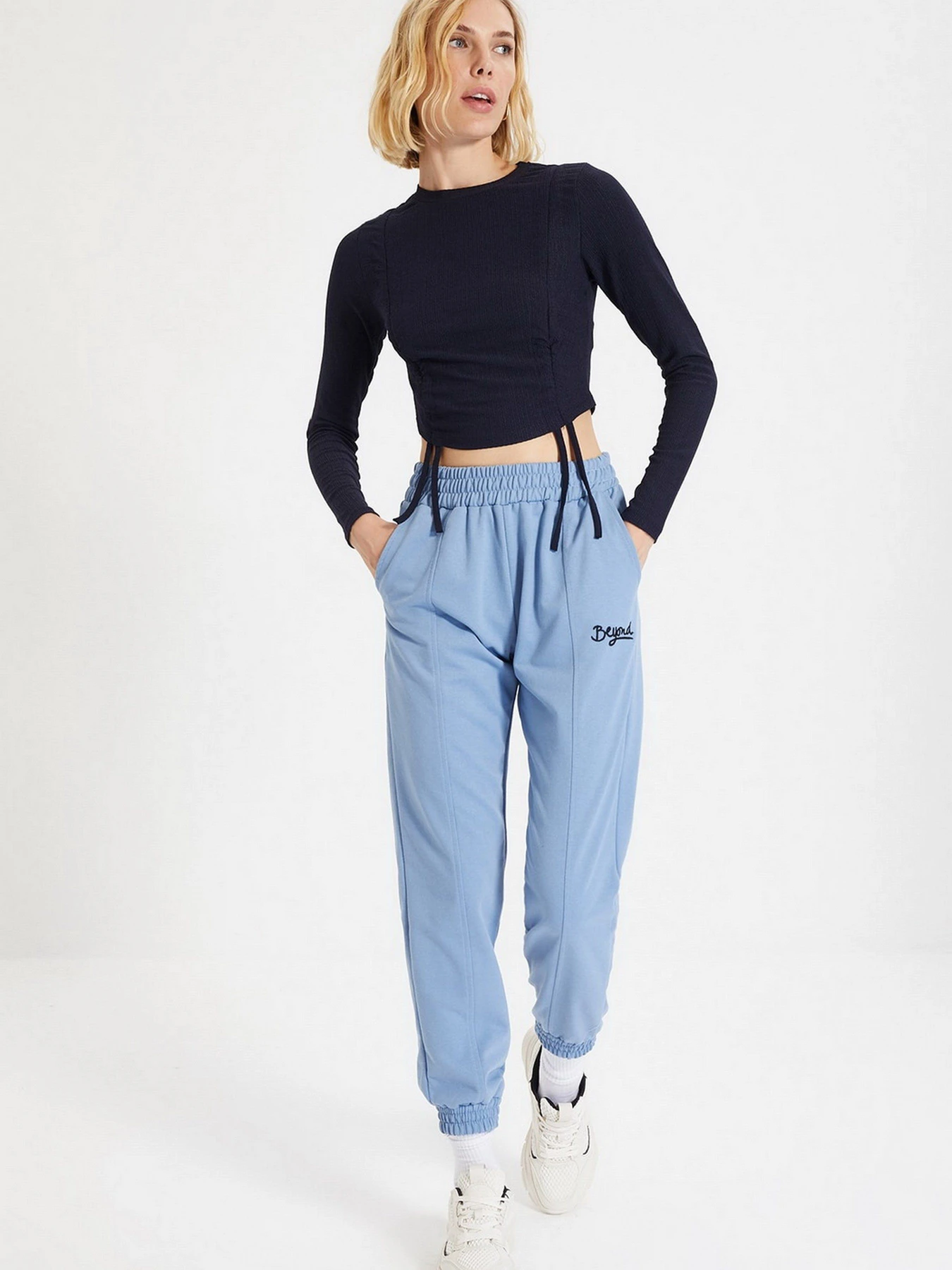 Брюки Trendyol модель TWOAW21EA0049/ACik Mavi Фото