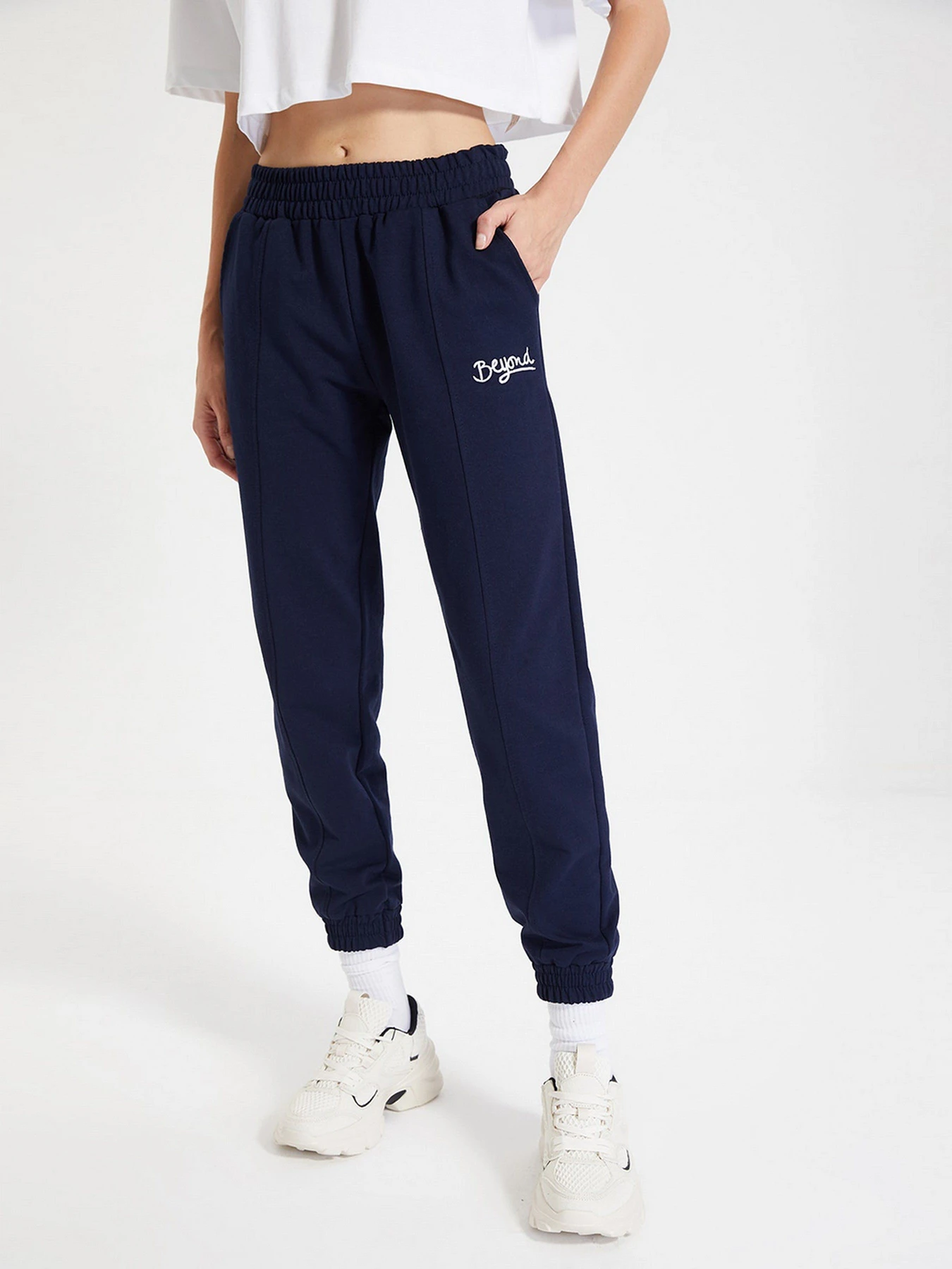 Штани Trendyol модель TWOAW21EA0049/Lacivert Штани Trendyol модель TWOAW21EA0049/Lacivert Фото