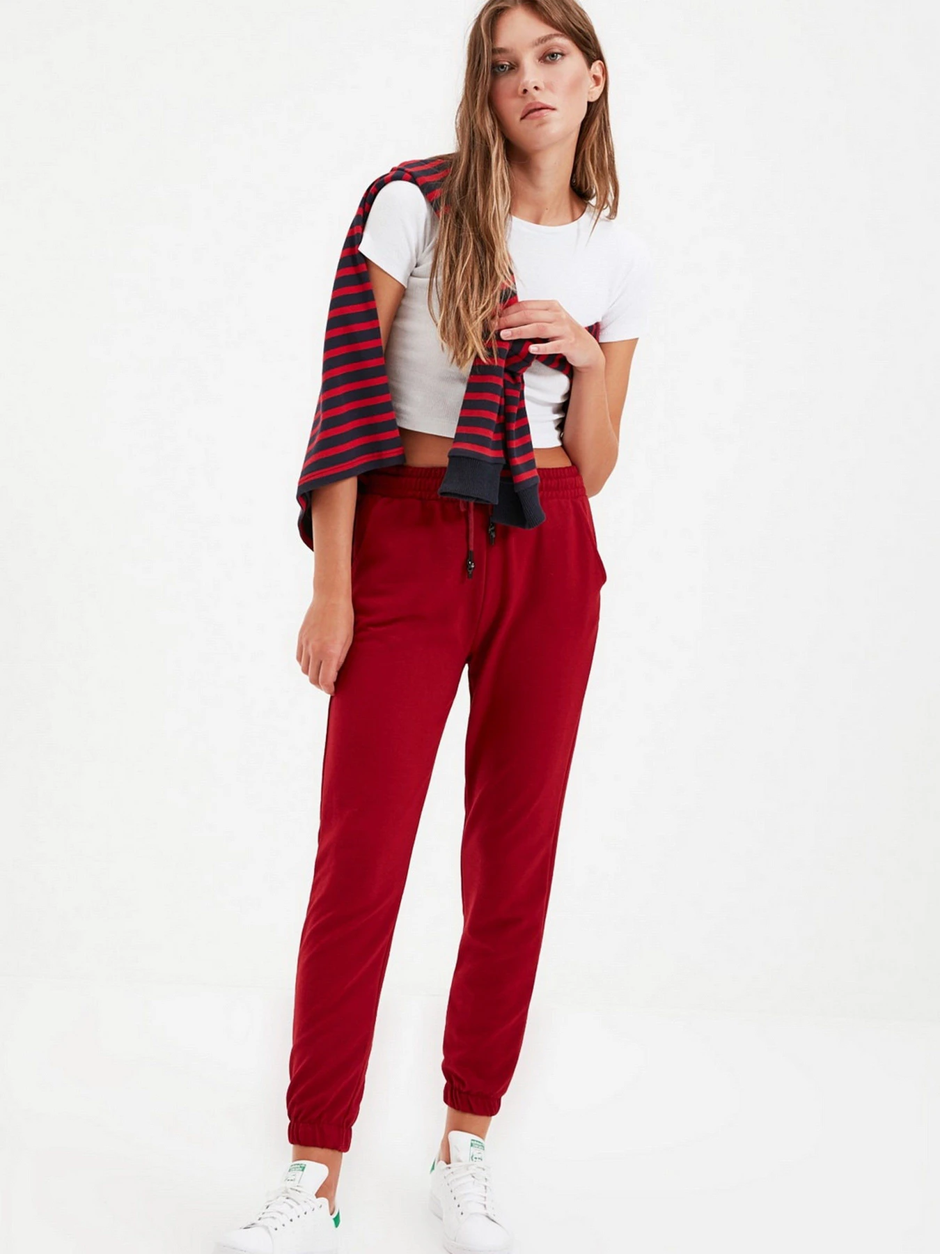 Брюки Trendyol модель TWOAW21EA0066/Bordo Фото
