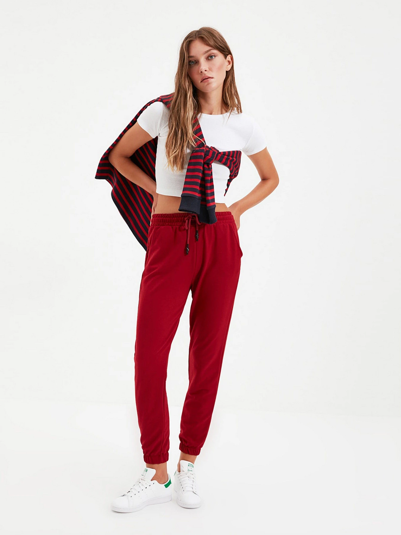 Брюки Trendyol модель TWOAW21EA0066/Bordo Фото