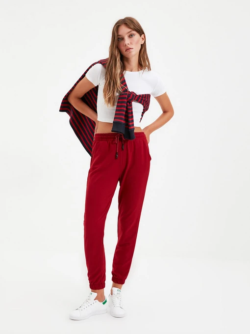 Брюки Trendyol модель TWOAW21EA0066/Bordo Фото