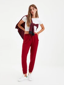 Брюки Trendyol модель TWOAW21EA0066/Bordo Фото