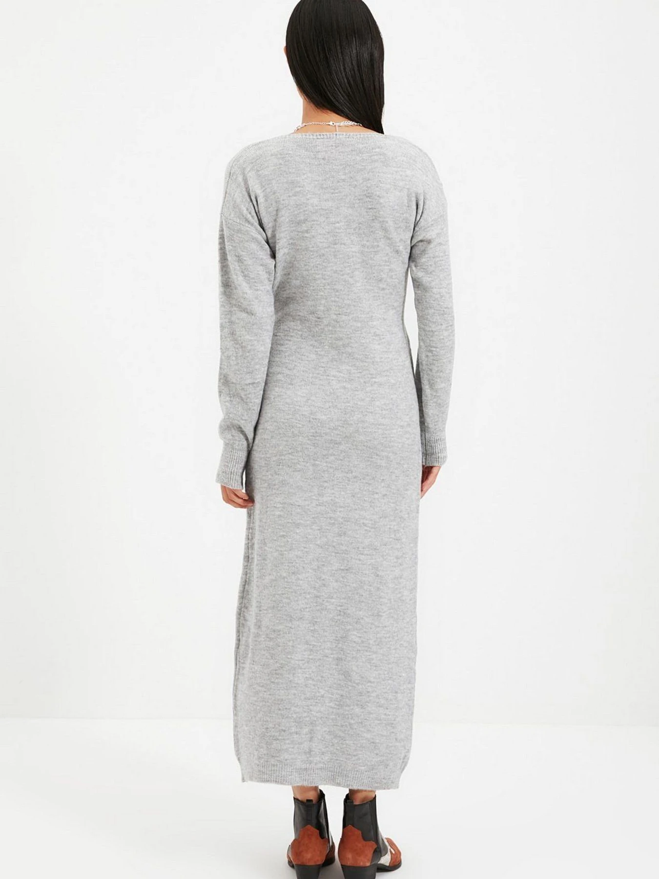 Платья Trendyol модель TWOAW21EL0260/Gri Фото