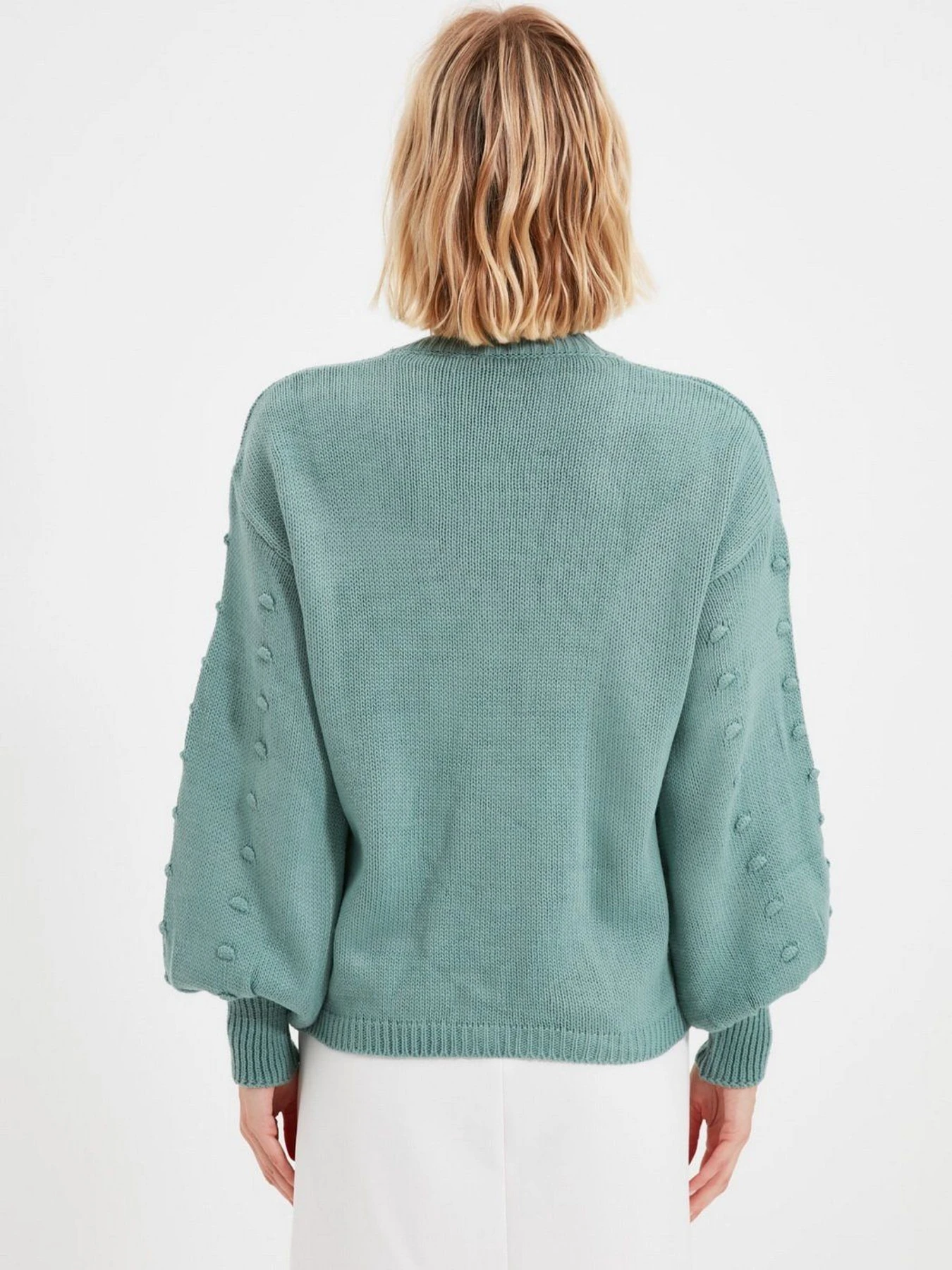 Свитры и кардиганы Trendyol модель TWOAW21KZ1222/Mint Фото