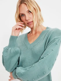 Свитры и кардиганы Trendyol модель TWOAW21KZ1222/Mint Фото