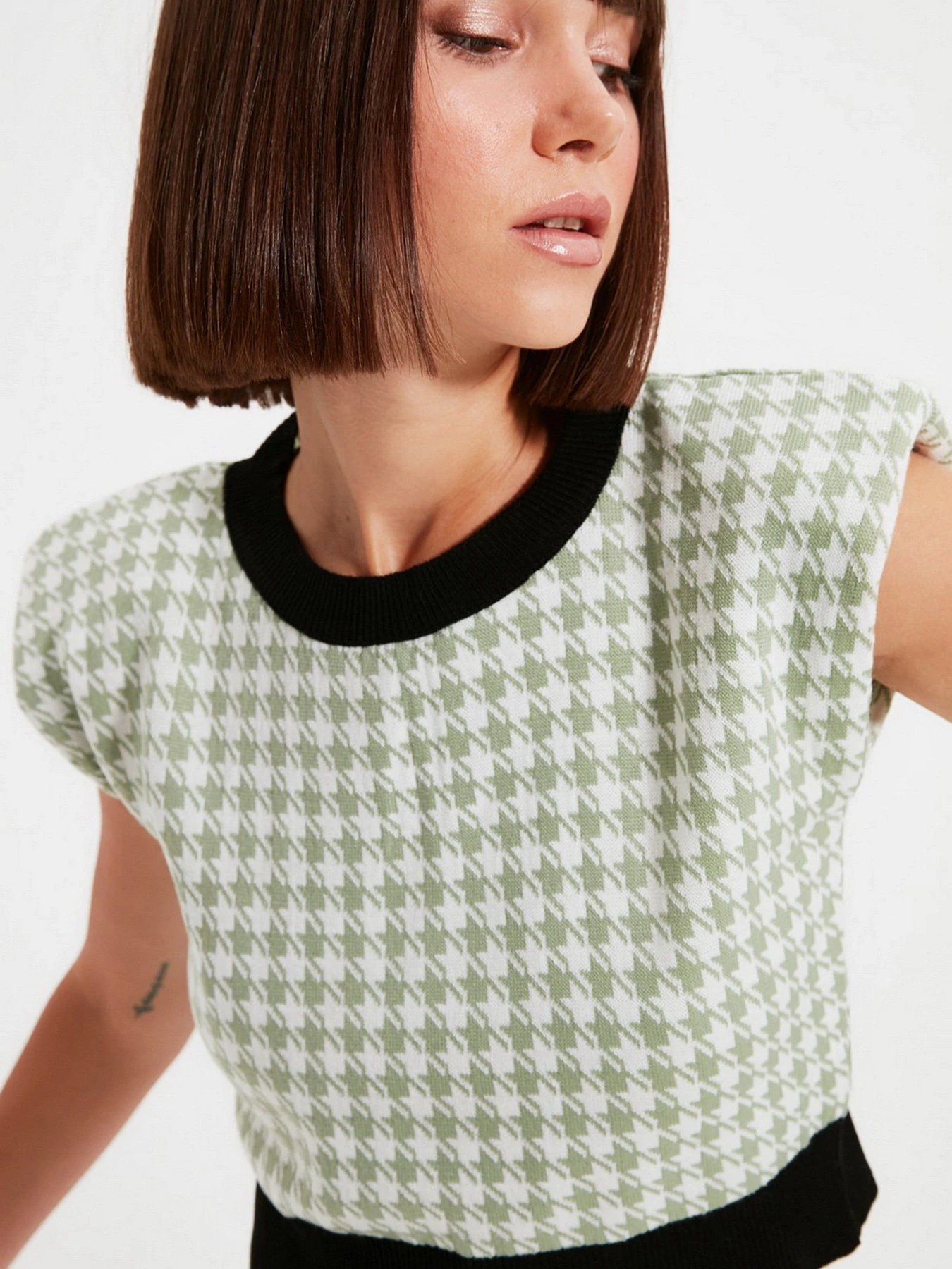 Свитры и кардиганы Trendyol модель TWOAW22BZ0038/Mint Свитры и кардиганы Trendyol модель TWOAW22BZ0038/Mint Фото