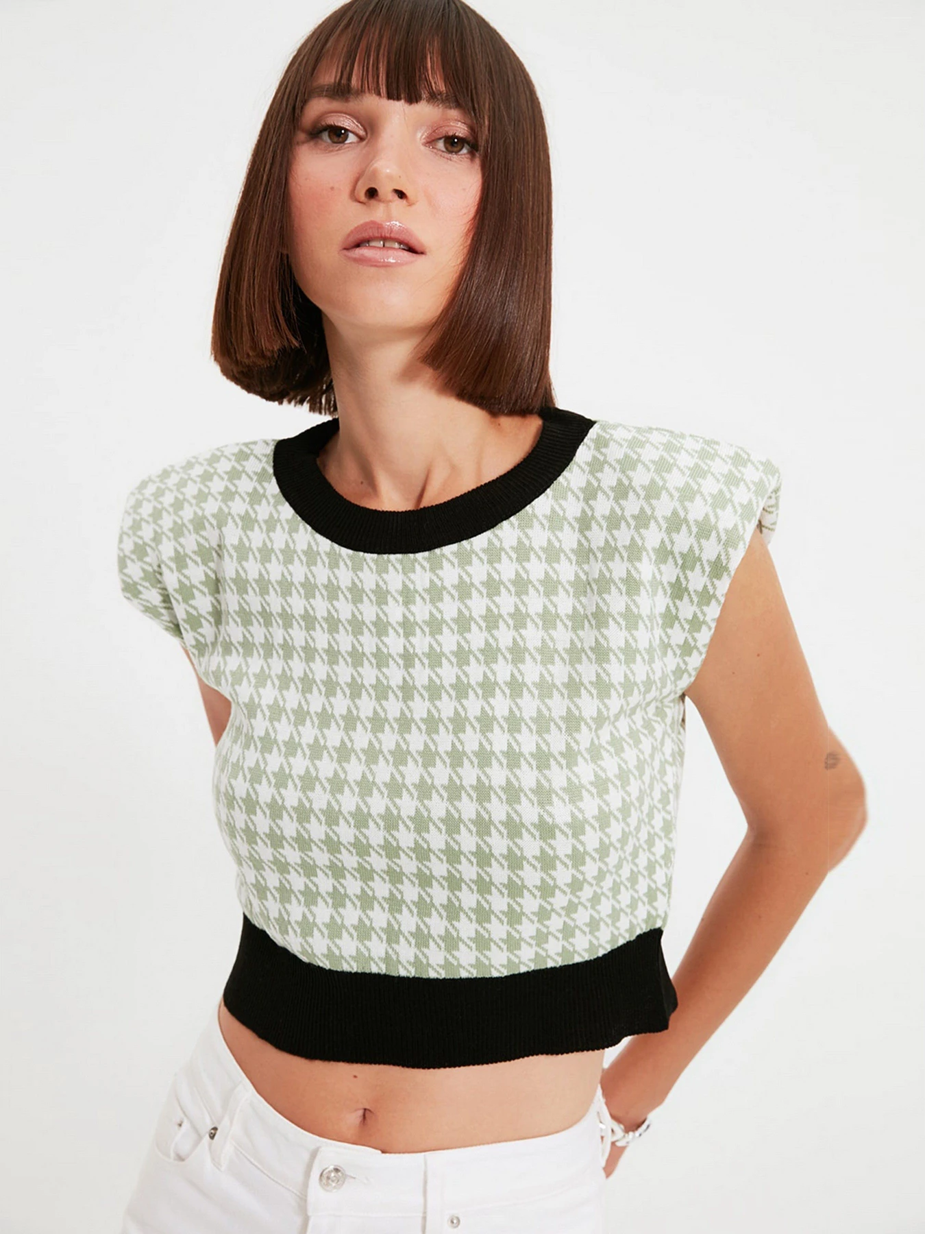 Свитры и кардиганы Trendyol модель TWOAW22BZ0038/Mint Свитры и кардиганы Trendyol модель TWOAW22BZ0038/Mint Фото