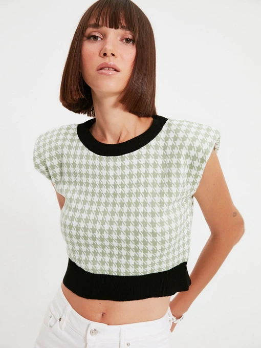 Свитры и кардиганы Trendyol модель TWOAW22BZ0038/Mint Фото