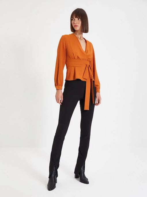 Рубашки Trendyol модель TWOAW22BZ0098/Kiremit Фото