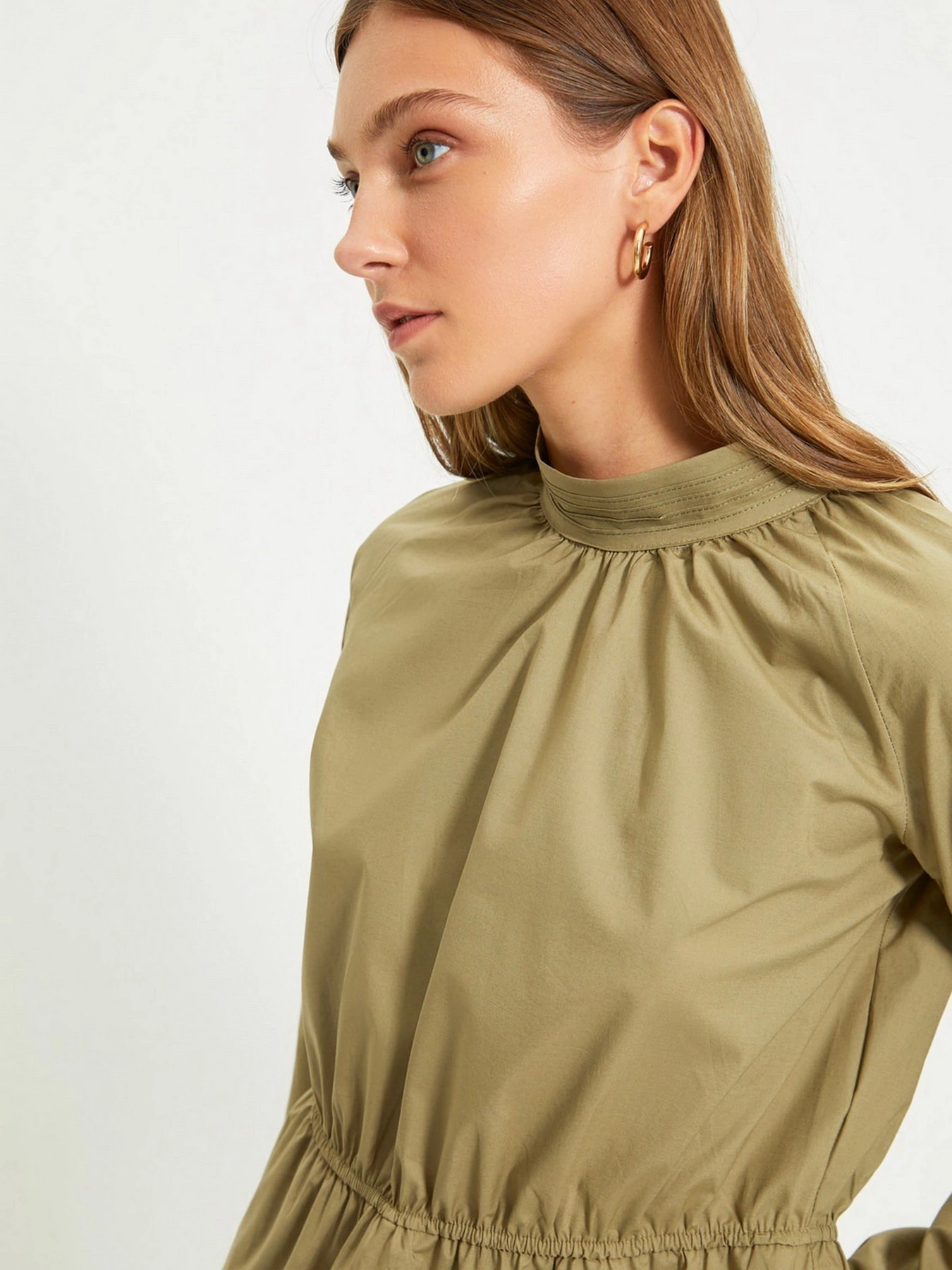 Рубашки Trendyol модель TWOAW22BZ0101/Haki Фото