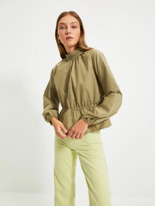 Рубашки Trendyol модель TWOAW22BZ0101/Haki Фото