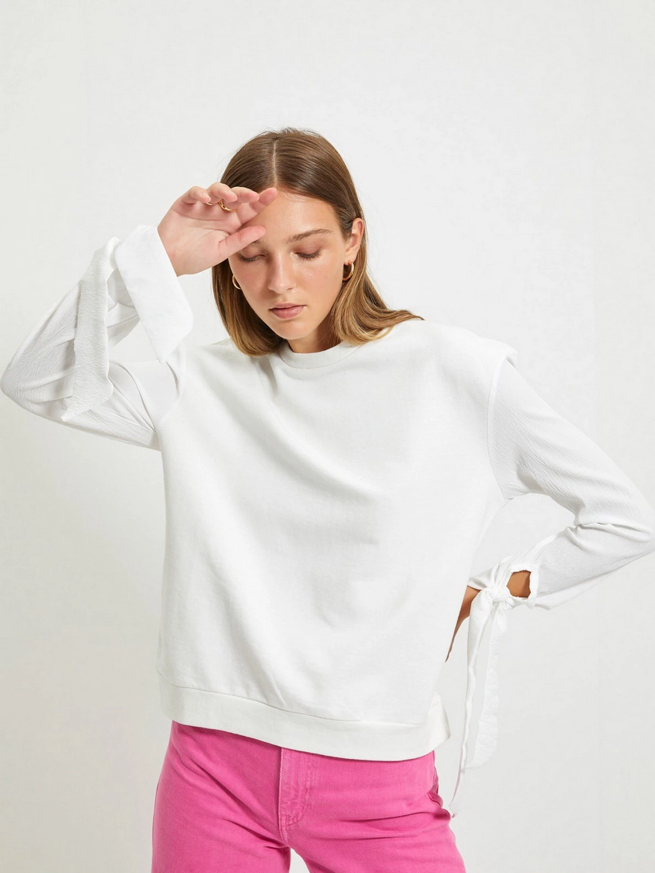 Рубашки Trendyol модель TWOAW22BZ0106/Ekru Рубашки Trendyol модель TWOAW22BZ0106/Ekru Фото