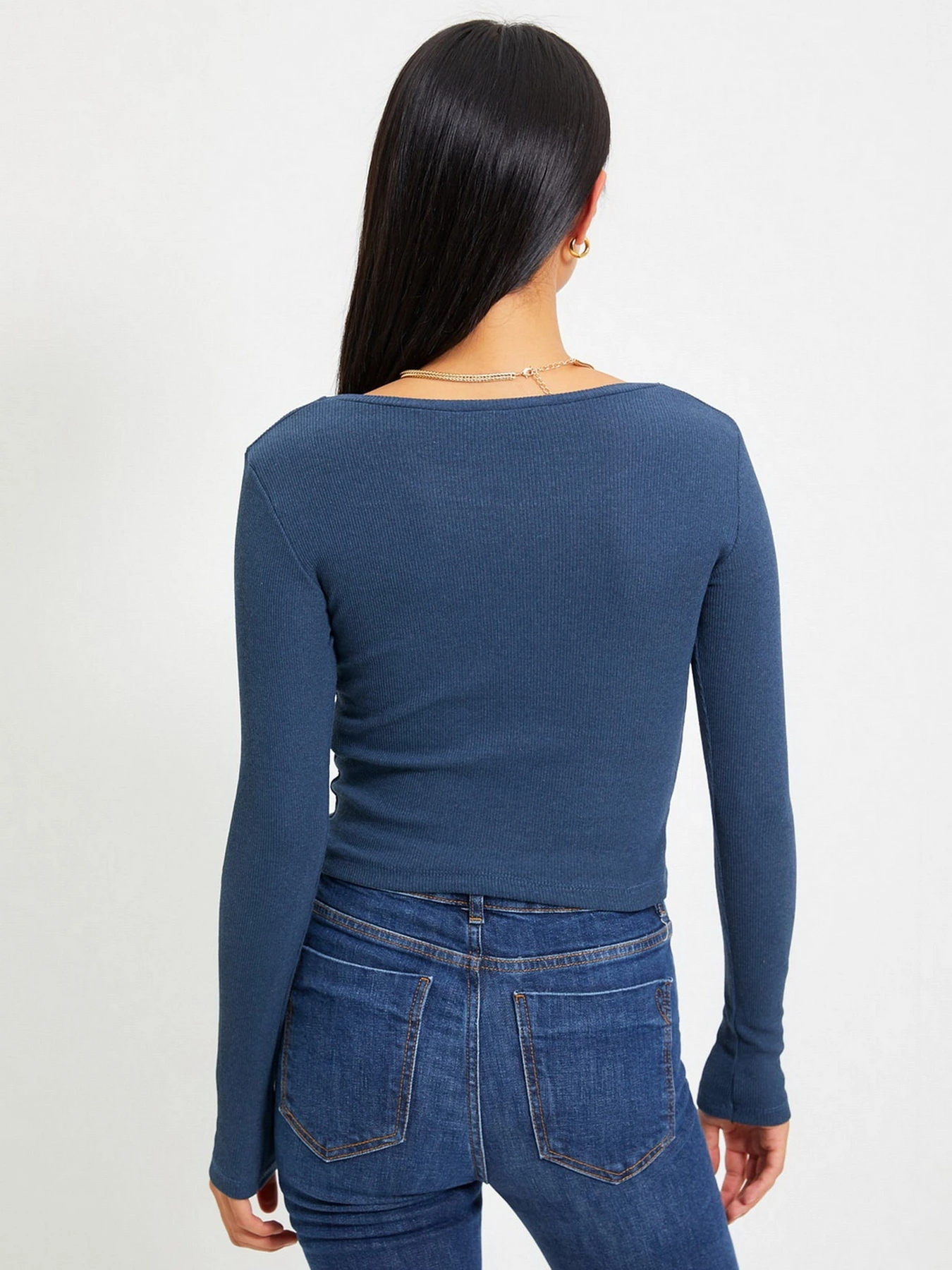 Худи и свитшоты Trendyol модель TWOAW22BZ0124/Indigo Фото