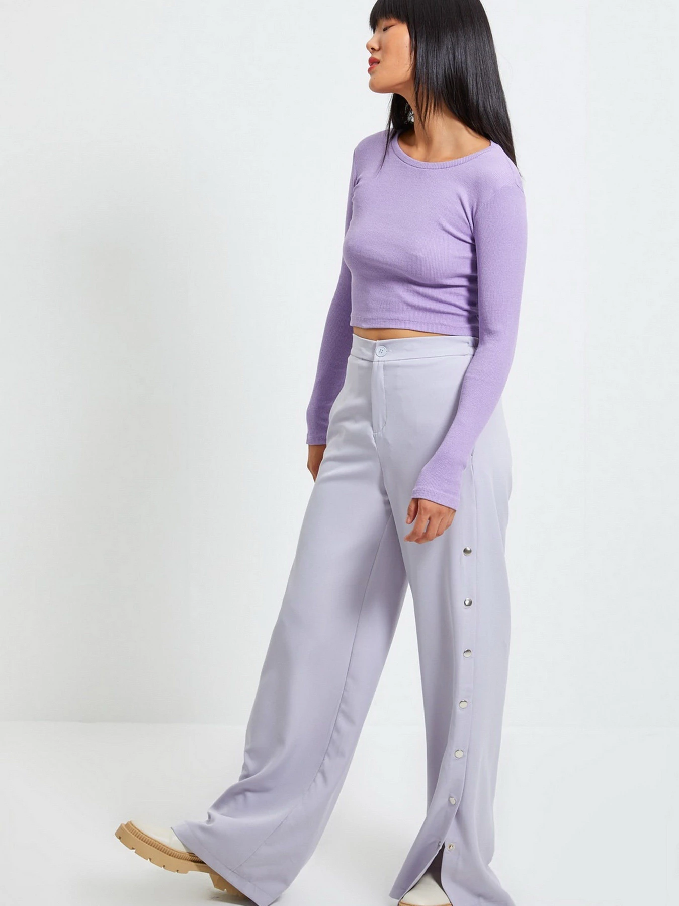 Худи и свитшоты Trendyol модель TWOAW22BZ0124/Lila Худи и свитшоты Trendyol модель TWOAW22BZ0124/Lila Фото