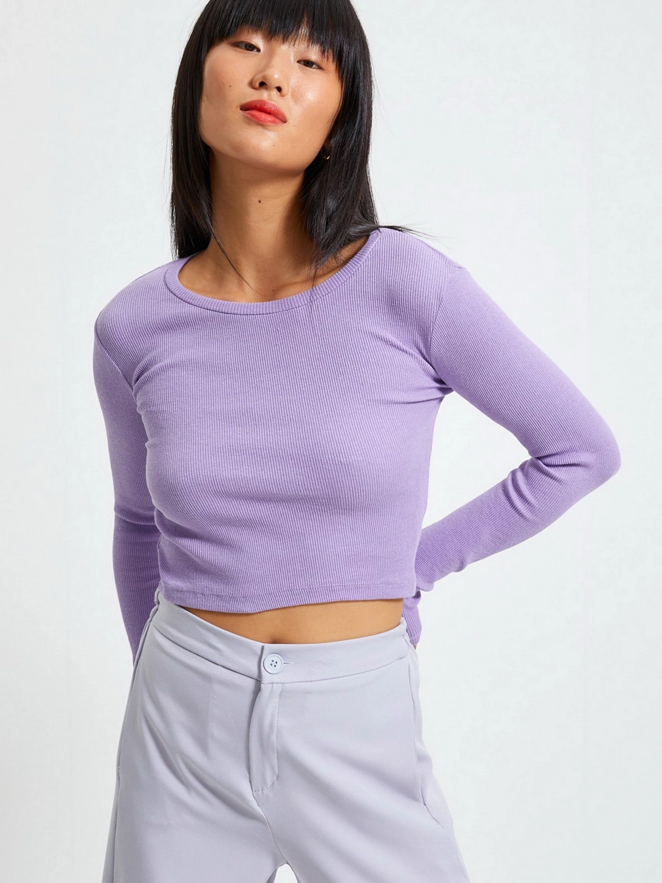 Худи и свитшоты Trendyol модель TWOAW22BZ0124/Lila Худи и свитшоты Trendyol модель TWOAW22BZ0124/Lila Фото