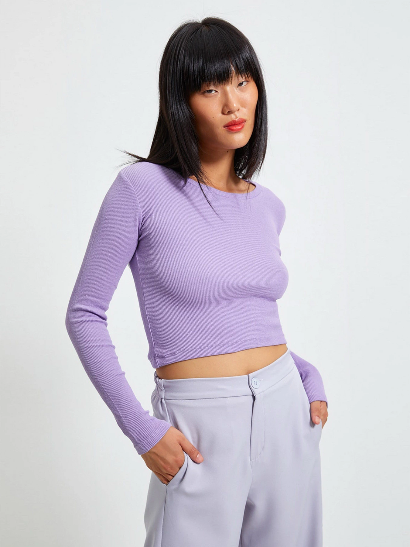 Худи и свитшоты Trendyol модель TWOAW22BZ0124/Lila Худи и свитшоты Trendyol модель TWOAW22BZ0124/Lila Фото