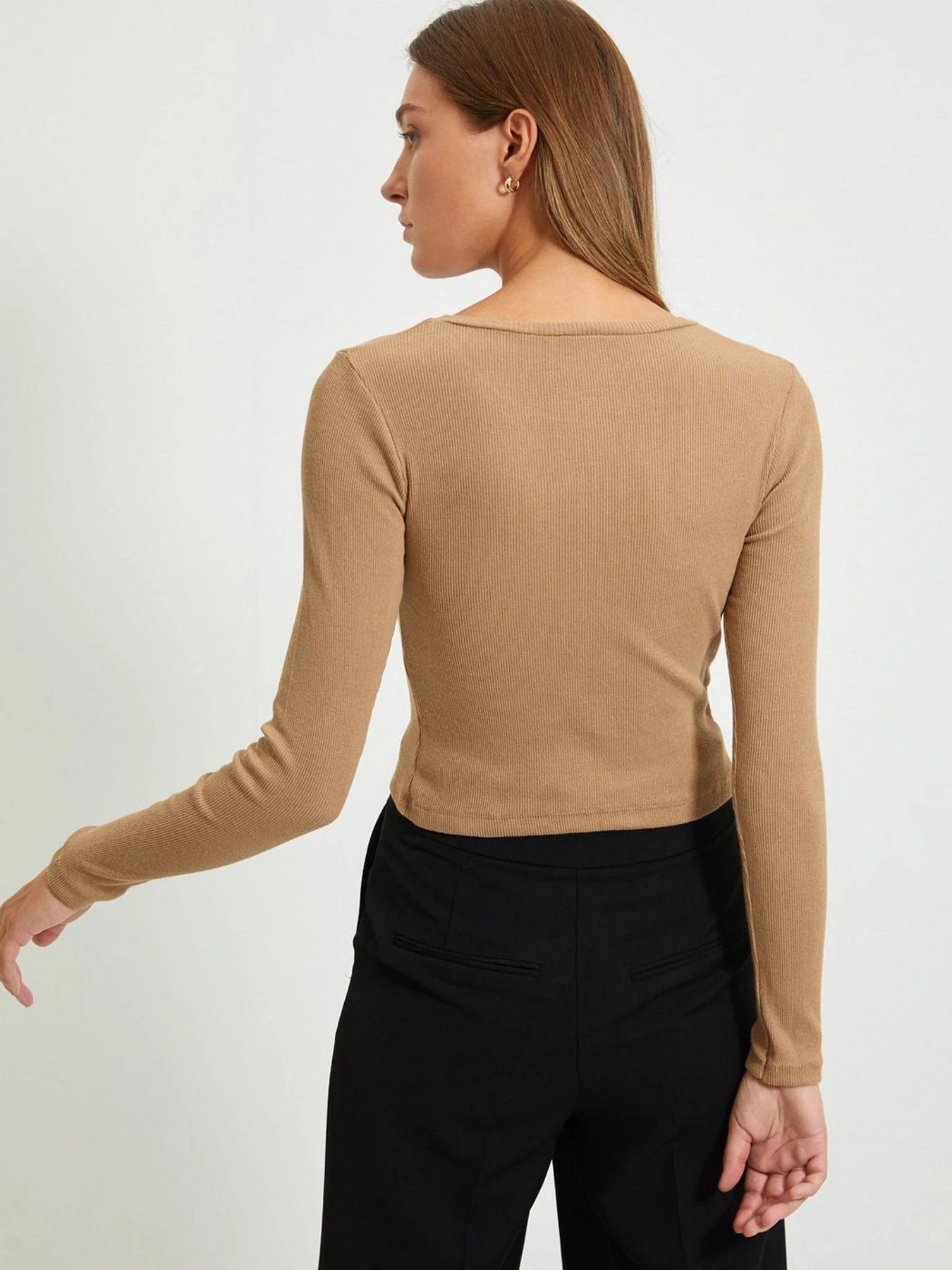 Худи и свитшоты Trendyol модель TWOAW22BZ0124/Vizon Худи и свитшоты Trendyol модель TWOAW22BZ0124/Vizon Фото