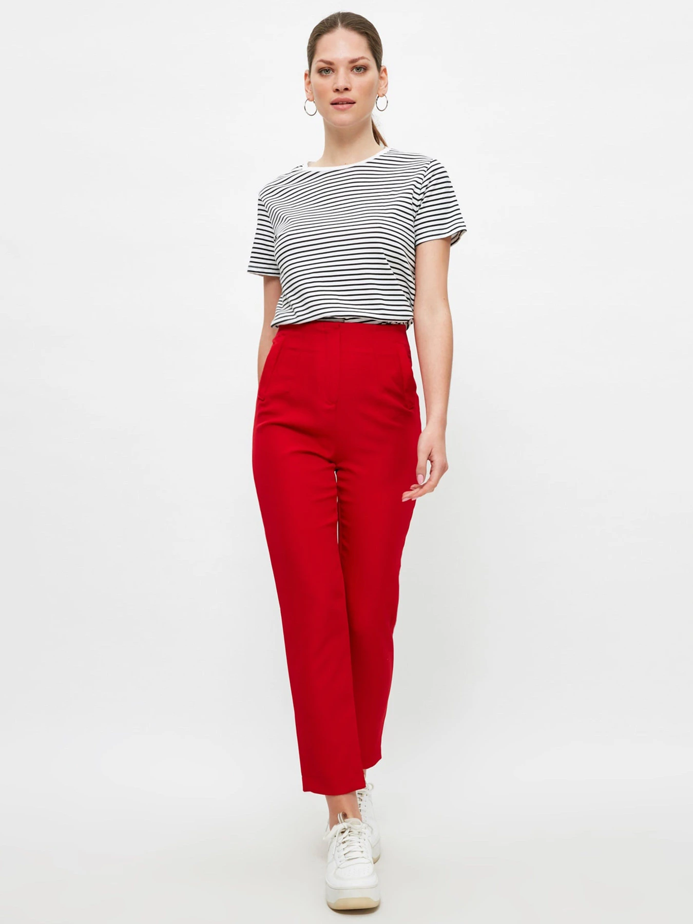 Брюки Trendyol модель TWOSS20PL0515/Kirmizi Брюки Trendyol модель TWOSS20PL0515/Kirmizi Фото