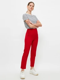 Брюки Trendyol модель TWOSS20PL0515/Kirmizi Фото